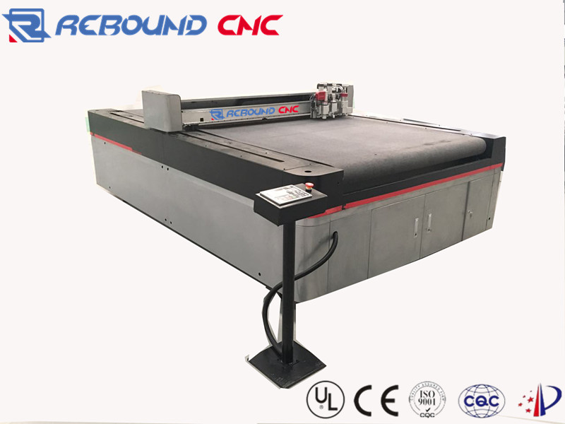 CNC oscillating knife cutting machines for leather/ fabric /cloth with automatic feeding device